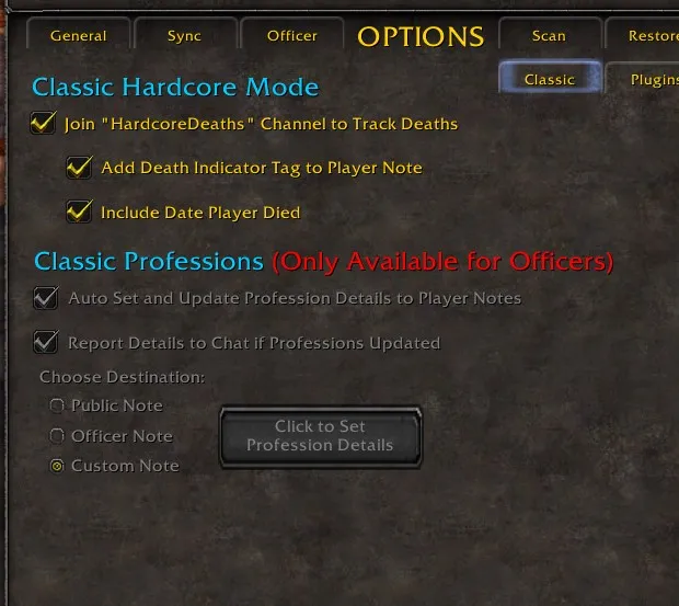 Guild Roster Manager Changelog - GRM